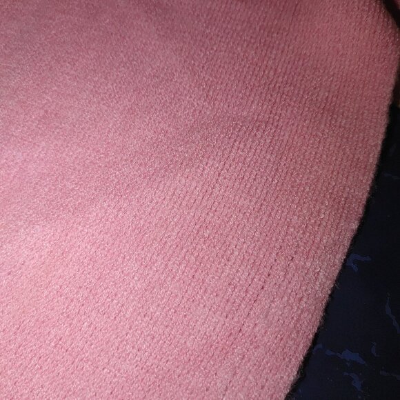 Scarf Echo Designer Soft Light Pink Fringed Winter Acrylic Womens Japan 60 by 9 - Picture 6 of 6